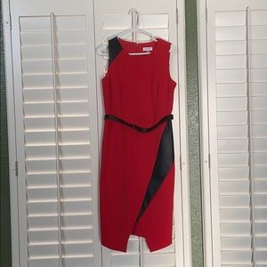 C.K. red dress must sell or donating locally
